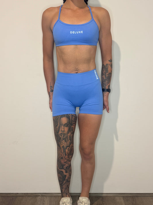 V Bra - Azure Blue